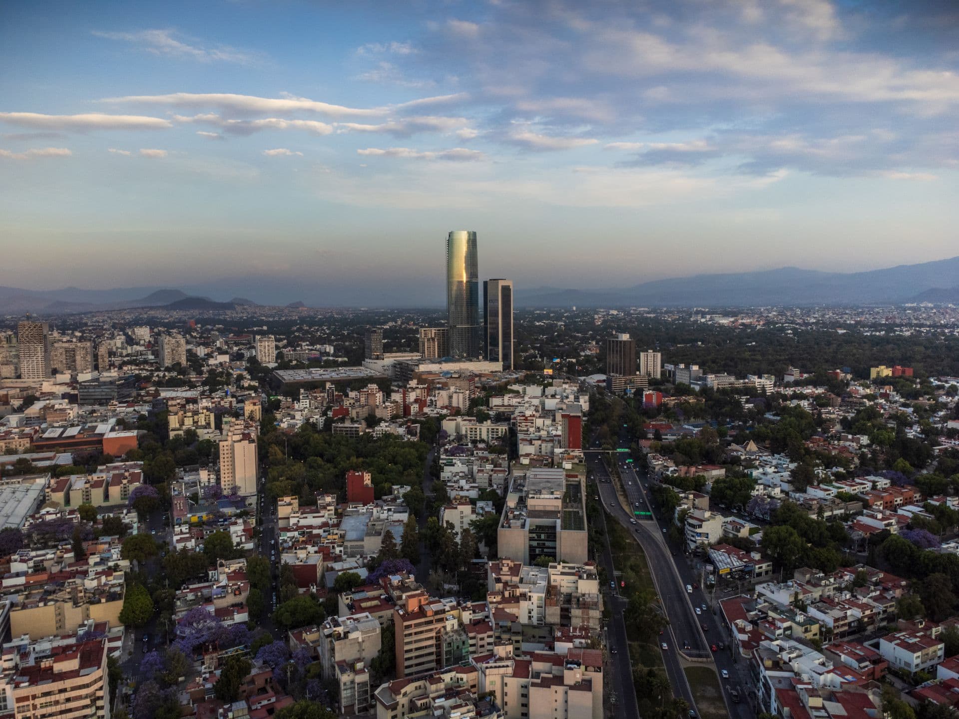 Vista urbana de Ciudad de México